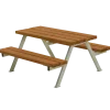 Plus Alpha Junior Bord/Bænkesæt 118 cm sort