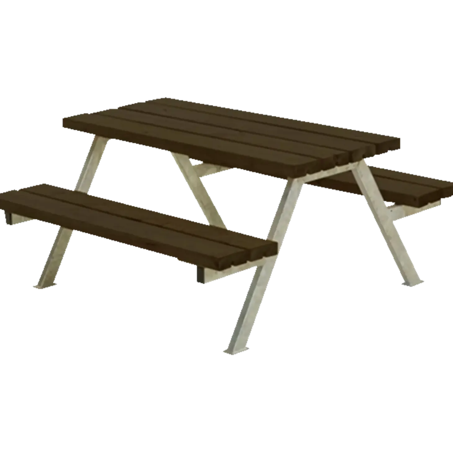 Plus Alpha Junior Bord/Bænkesæt 118 cm sort