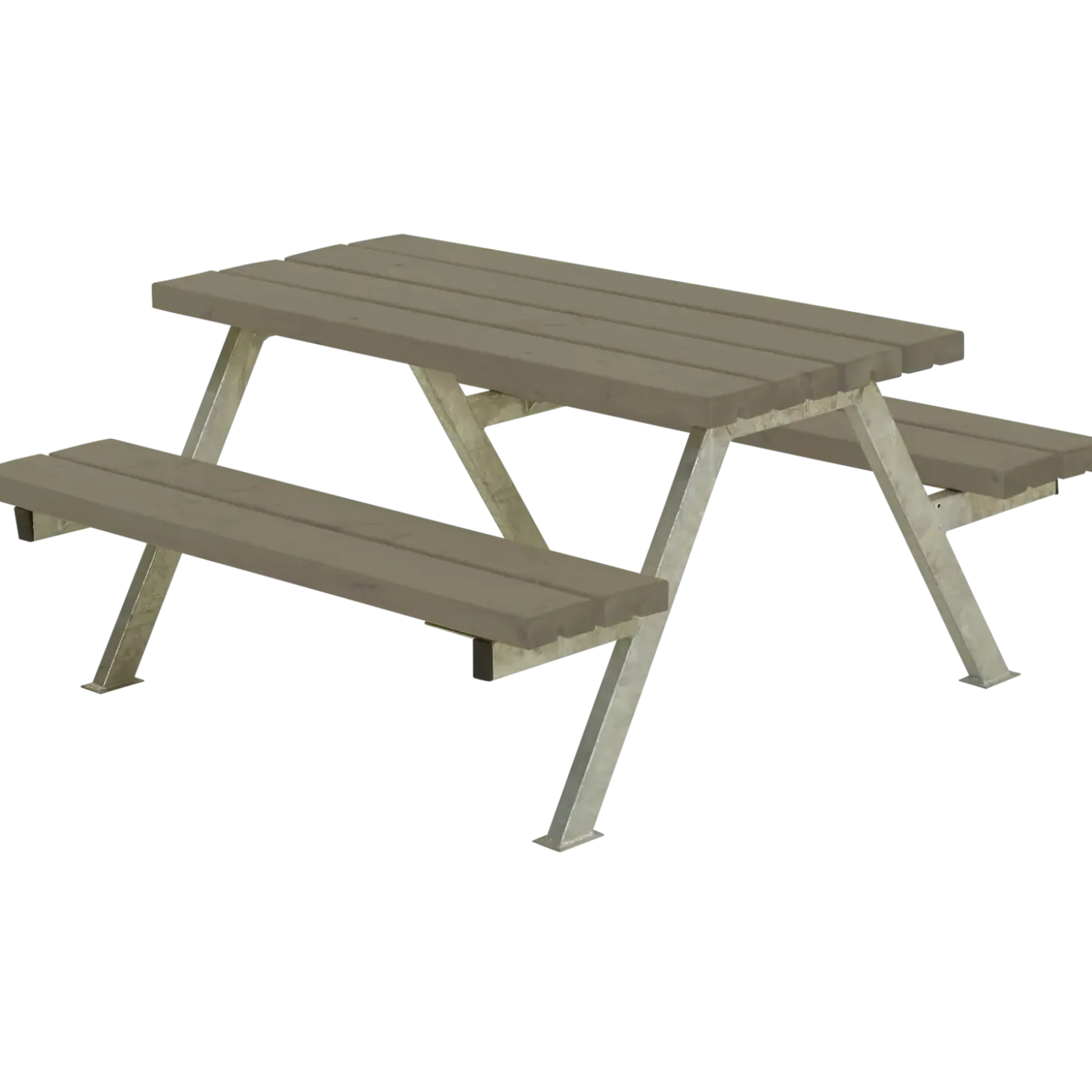 Plus Alpha Junior Bord/Bænkesæt 118 cm sort