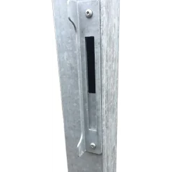 Plus Artura dobbeltlåge m/stålstolpe højrehængt 197x175 cm skifergrå