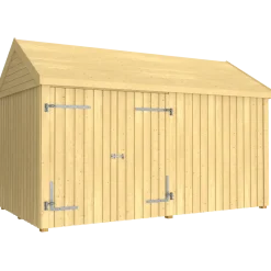 Plus Classic Multi Havehus 10 m² 2 moduler m/dobbeltdør og lukket front