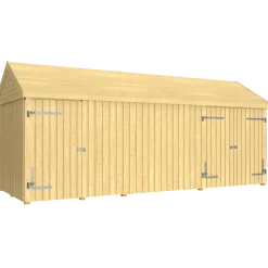 Plus Classic Multi Havehus 14,5 m² 3 moduler m/enkelt og dobbeltdør