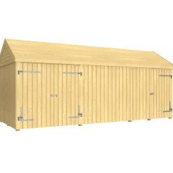 Plus Classic Multi Havehus 14,5 m² 3 moduler m/enkelt og dobbeltdør