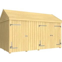 Plus Classic Multi Havehus 10 m²  2 moduler m/enkelt og dobbeltdør