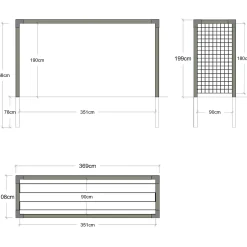 Plus cubic tørrestativ sort