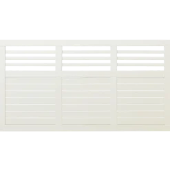 Plus Decora hegn 180x95 cm hvid