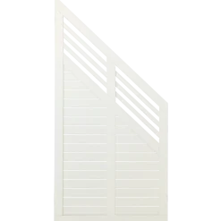 Plus Decora skråelement 90x180/95 cm hvid