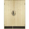 Plus dobbeltudhusdør panel inkl. karm/montagesæt HU 127,8x187,8 cm