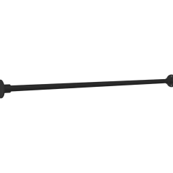 PLUS Fitness stang Sort 120 cm