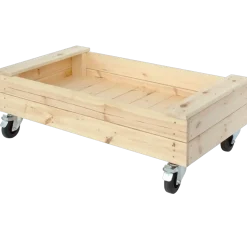 PLUS Fun sandkasse m/hjul og bænk 120 cm