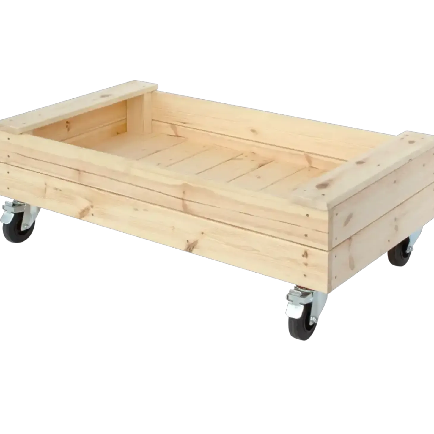 PLUS Fun sandkasse m/hjul og bænk 120 cm