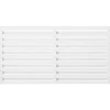 Plus Osaka hegn 180x93 cm hvid