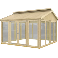 Plus Redskabsrum/Drivhus 12,25 m²  Model 2