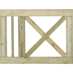 Plus Slot enkeltlåge 100x75 cm trykimprægneret