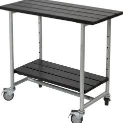 Plus Urban grill-/plantebord med 1 hylde grundmalet sort