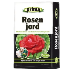 Prima rosenjord m/kogødning 50 L