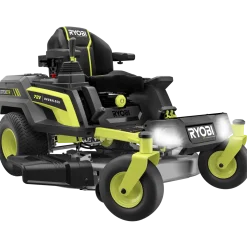 Ryobi RY72ZTRX107-210 72V 107 cm zero turn plæneklipper 2x10 Ah batt.