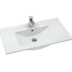 Scanbad Amber Vask 81x45,5 cm porcelæn hvid