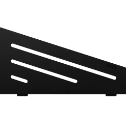 Schlüter Wave sæbehylde firkantet farvebelagt aluminium matsort 154x295 mm