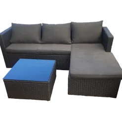 Sejerø sofasæt med bord sort