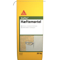 Skalflex hæftemørtel/tyndpuds grå 20 kg