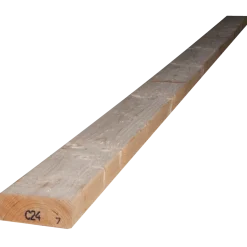 Spærtræ gran C24 47x125 mm (45x120) x 4,2 m