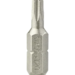 STACO 1/4" bits rustfri stål TX20 6 stk