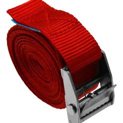 Staco lastestrop 25mmx3m Rød