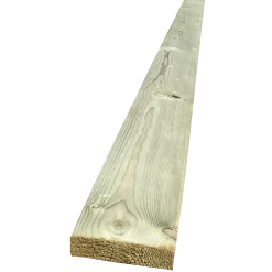 Terrassebrædder GDS glat fyr trykimprægneret 32 x 125 mm L - 480 cm