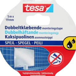 Tesa dobbeltklæbende tape 5 m x 19 mm