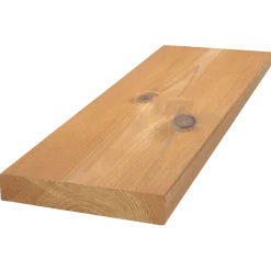 Thermowood terrassebrædder 26 x 117 mm glat/glat 4,2 m