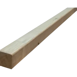 Tømmer høvlede stolper trykimprægneret 70x70 mm x 2,4 m