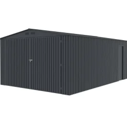 Torben redskabsskur 20,5 m², stål, mørkegrå