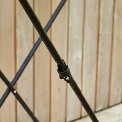 Tørrestativ med vinger 18 m tørreplads sort