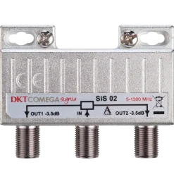 2-vejs signal fordeler for f-connector metal