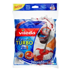 Vileda Easy Wring Turbo Spinmoppe - Spin 2i1 Refill