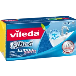 Vileda Glitzi Jumobo badeværelsessvamp gul